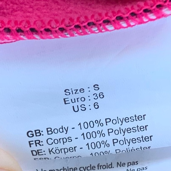 NWOT Bench Black Jacket with Pink Logo Women’s 6 Small - Picture 8 of 8